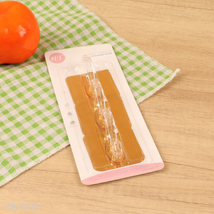 Good price 3pcs golden square sticky hook adhesive hook set