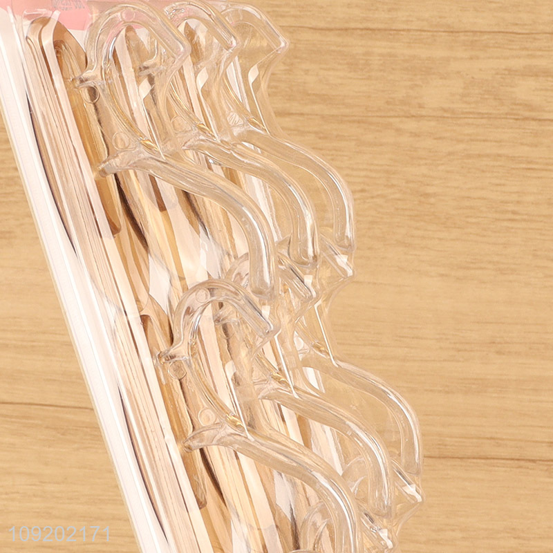 Top selling 9pcs golden round sticky hook adhesive hook for household