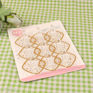 Low price 9pcs household sticky hook adhesive hook <em>set</em> for <em>bathroom</em> kitchen