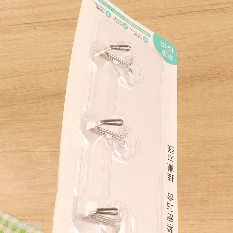 Popular products home kitchen clear sticky hook adhesive hook for sale