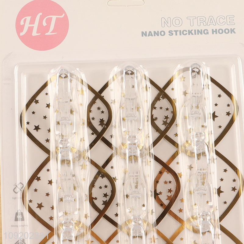 Online wholesale 12pcs household self-adhesive sticky hook adhesive hook