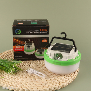 Online Wholesale DC 5V 50W Retractable Led Solar Type C Rechargeable Emergency Lamp