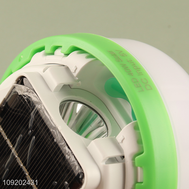 New Arrival DC 5V 40W Portable Retractable Led Solar Type C Rechargeable Emergency Light