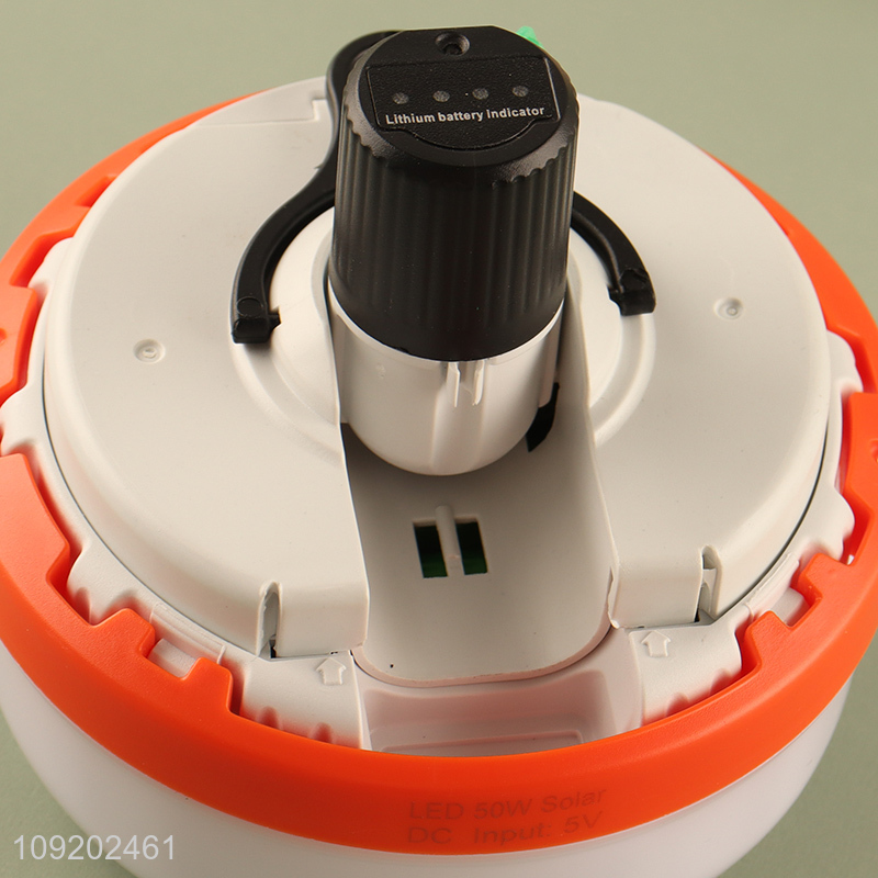 High Quality DC 5V 50W Type C Rechargeable Led Emergency Lamp Outdoor Camping Light