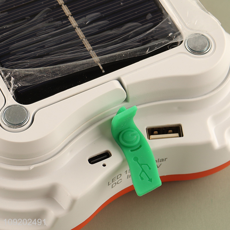 Factory Supply DC 5V 150W Solar Type C Rechargeable Led Emergency Lamp Flood Light