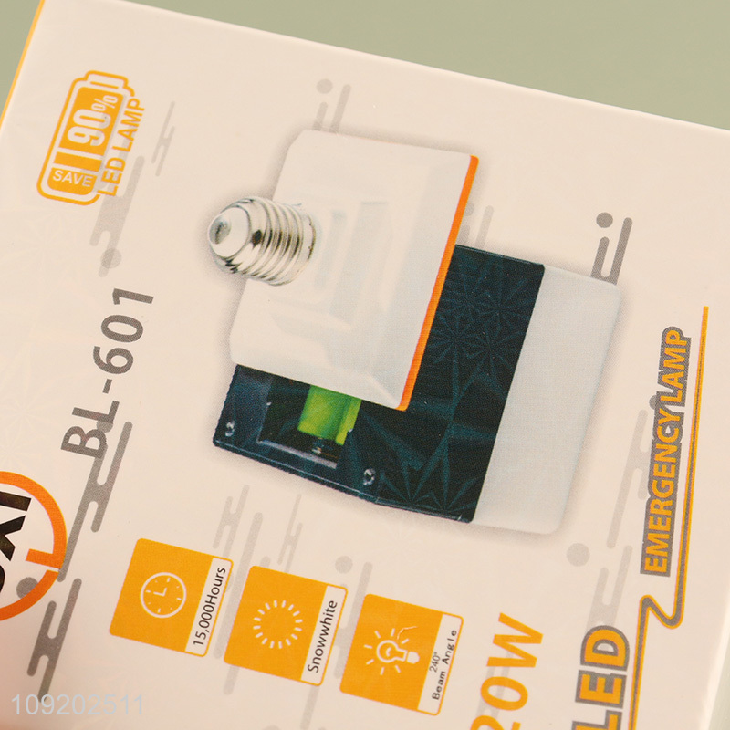 Good Quality AC85-265V 20W Detachable Rechargeable Battery Energy Saving Led Emergency Light