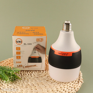 New Arrival AC85-265V 30W Detachable Rechargeable Battery Energy Saving Led Emergency Lamp