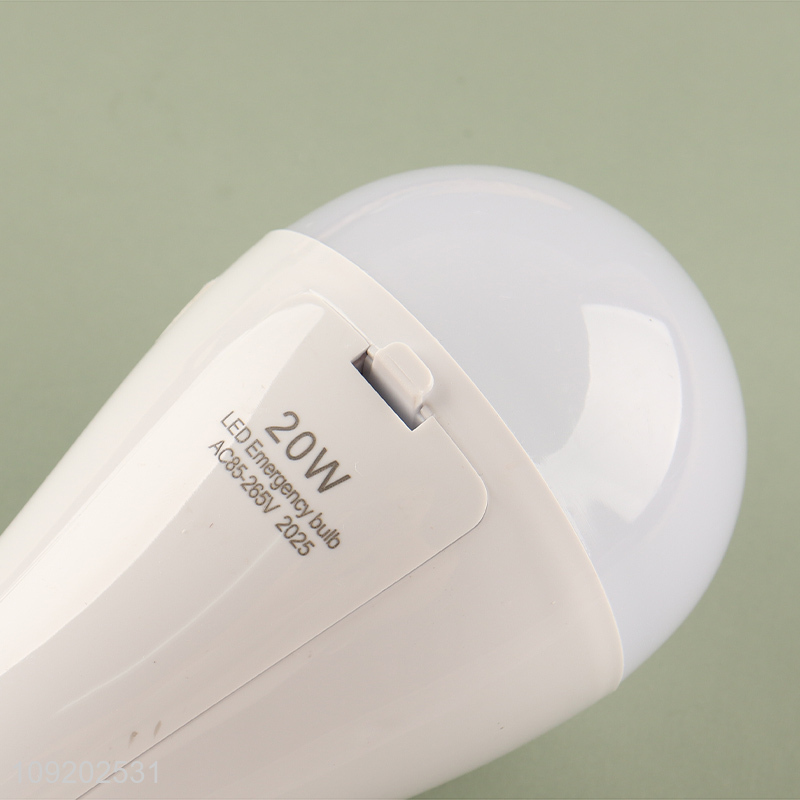 Hot Selling AC85-265V 20W Type C Rechargeable Led Emergency Light Warehouse Home Lighting