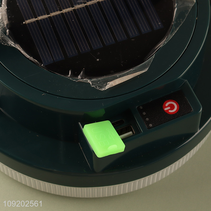 Factory Price 300W Solar Type C Rechargeable Led Camping Light Led Emergency Lamp