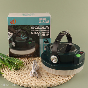 Factory Price 300W Solar Type C Rechargeable Led Camping Light Led Emergency Lamp