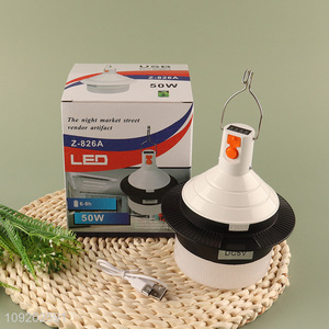 Online Wholesale DC 5V 50W Usb Rechargeable Led Emergency Lamp Energy Saving Camping Light