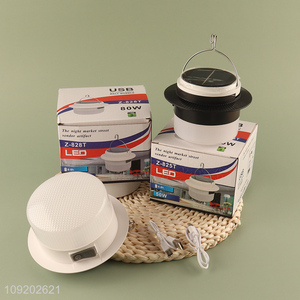 Hot Selling 50 80W Solar Usb Rechargeable Led Emergency Lamp Outdoor Camping Light