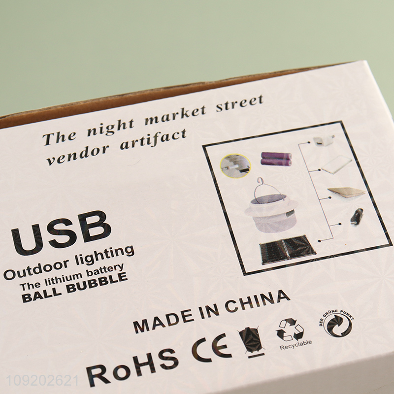 Hot Selling 50 80W Solar Usb Rechargeable Led Emergency Lamp Outdoor Camping Light