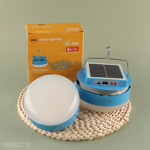 New Arrival 5V 100 150W Retractable Solar Usb Rechargeable Led Emergency Light for Indoor Outdoor