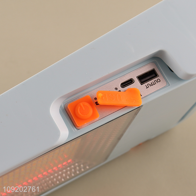 China Imports 150W Solar Type C Rechargeable Led Emergency Light Working Light With Remote Control