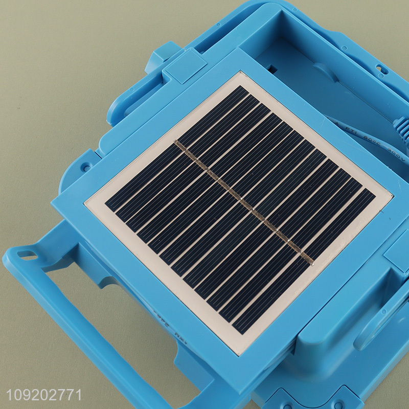 Factory Supply Solar Type C Rechargeable Led Emergency Light Outdoor Led Working Lamp