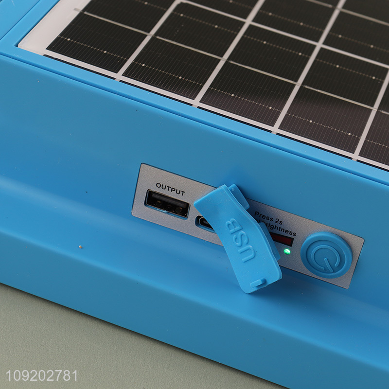 Online Wholesale Solar Type C Rechargeable Led Emergency Light Outdoor Led Working Light