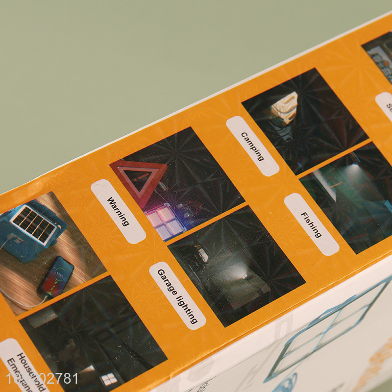 Online Wholesale Solar Type C Rechargeable Led Emergency Light Outdoor Led Working Light