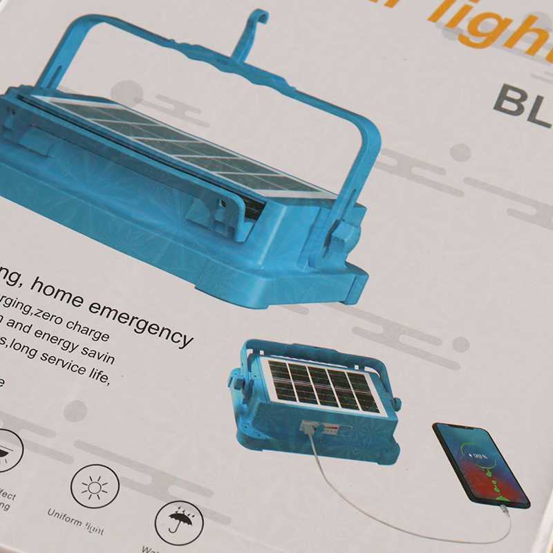 Online Wholesale Solar Type C Rechargeable Led Emergency Light Outdoor Led Working Light