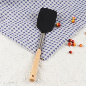 Factory price nylon non-stick kitchen utensil cooking spatula for sale