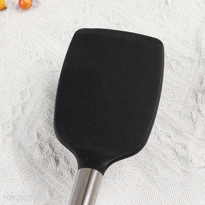 Factory price nylon non-stick kitchen utensil cooking spatula for sale