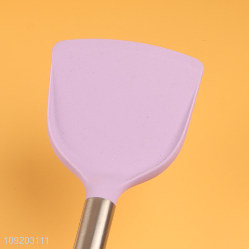 China supplier non-stick kitchen utensil silicone cooking spatula