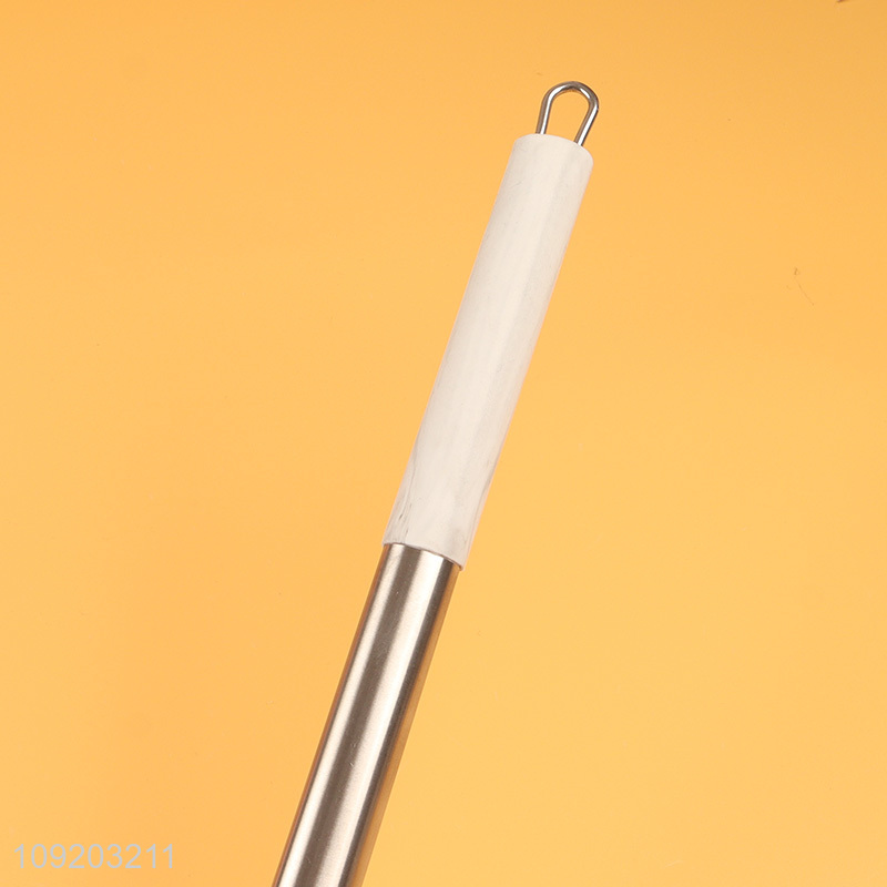 Top quality silicone kitchen utensil slotted spoon with stainless steel handle