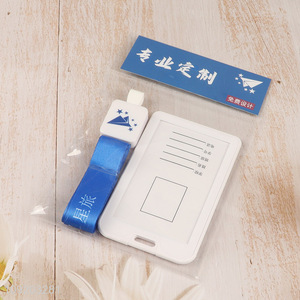 New arrival portable card holder retractable reel lanyard