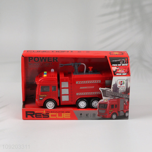 China factory funny kids sprinkle truck toys with music&lights