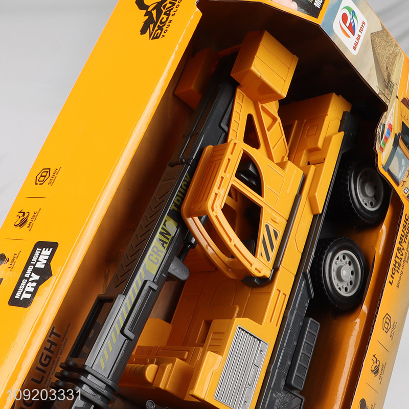Top products lights music project truck heavy truck toys for sale