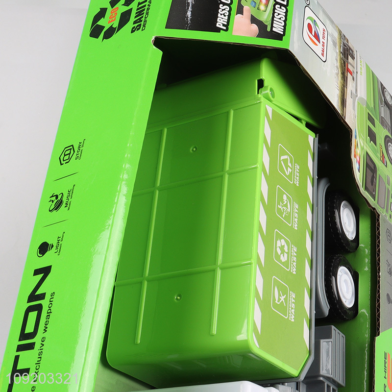 Top selling children car toys sprinkle truck toys with music&lights