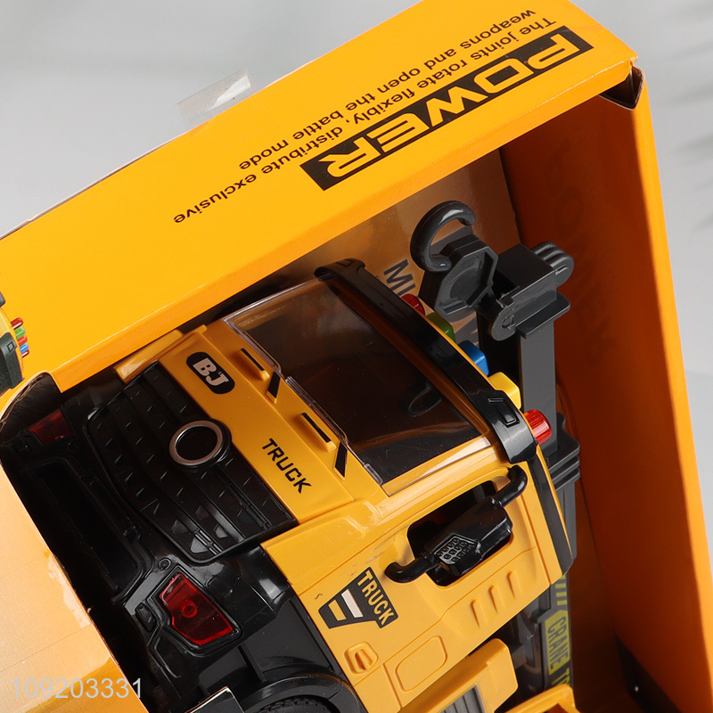 Top products lights music project truck heavy truck toys for sale