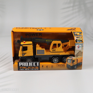 Top products lights music project truck heavy truck toys for sale