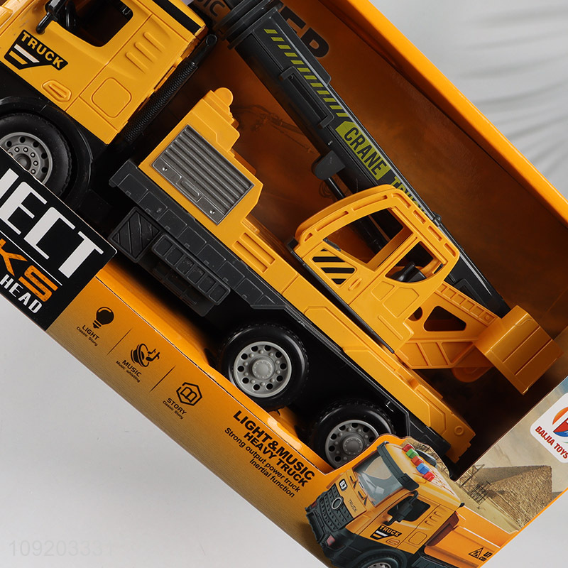 Top products lights music project truck heavy truck toys for sale