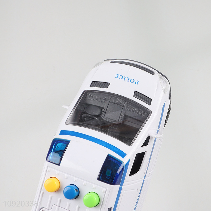 Low price 10pcs music lights inertial rescue vehicle for children