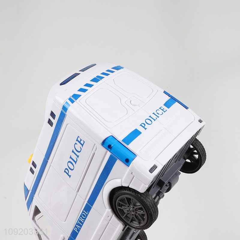 Low price 10pcs music lights inertial rescue vehicle for children