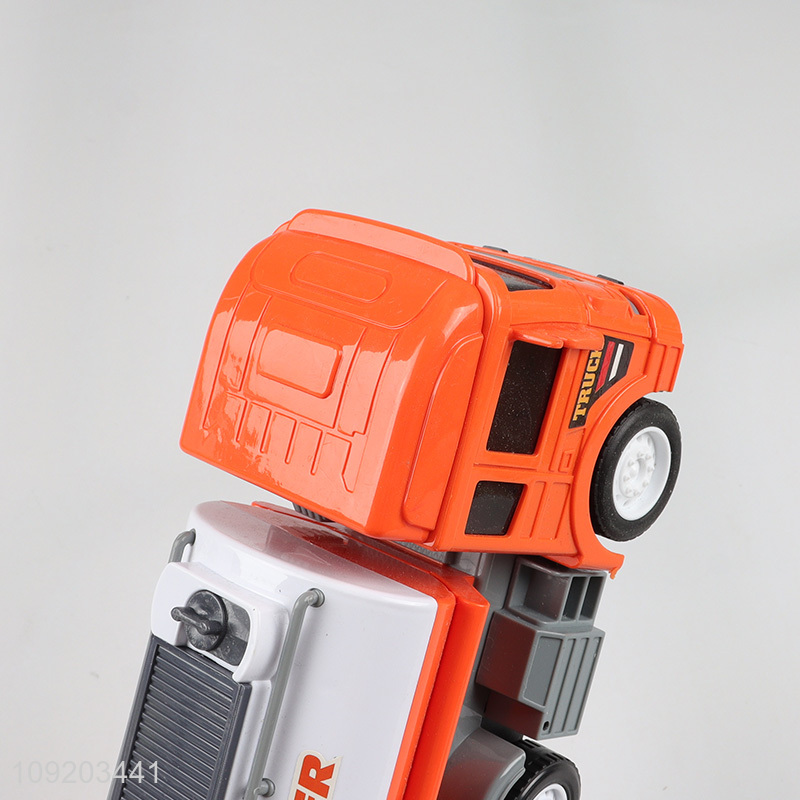 Hot products 8pcs inertia watering truck spray truck toys for children