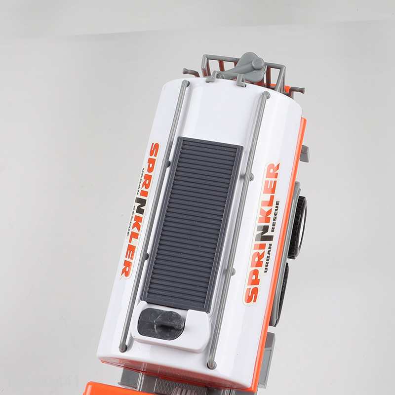 Hot products 8pcs inertia watering truck spray truck toys for children