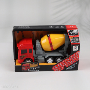 Hot items children inertia engineering truck spray truck toys for sale