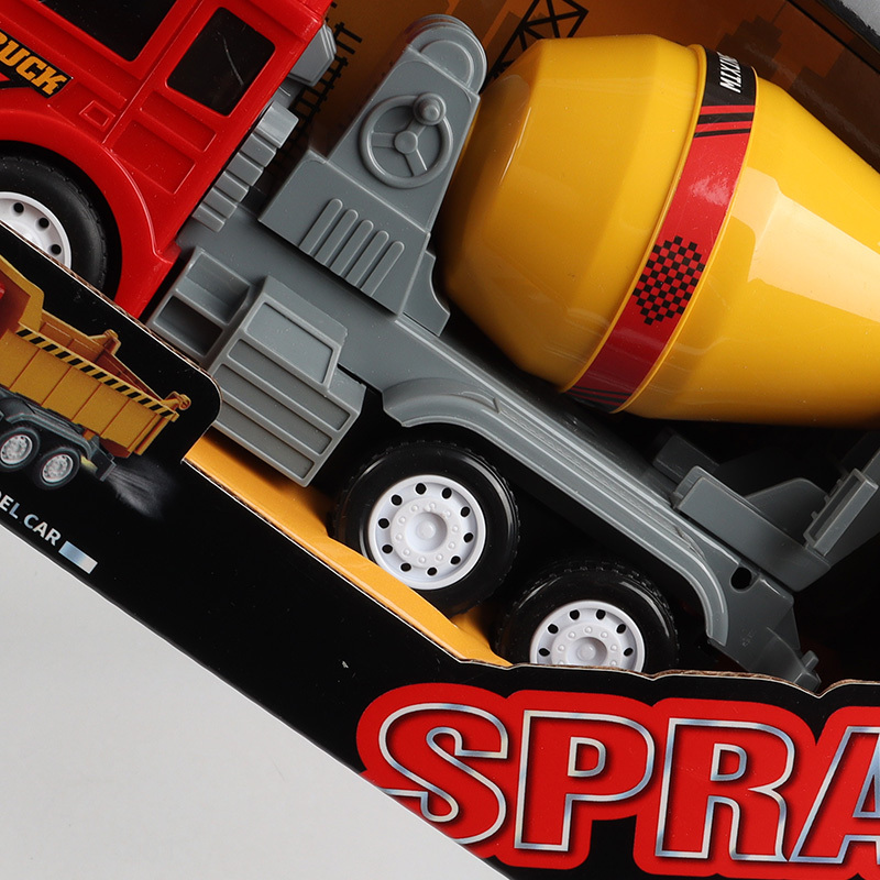 Hot items children inertia engineering truck spray truck toys for sale