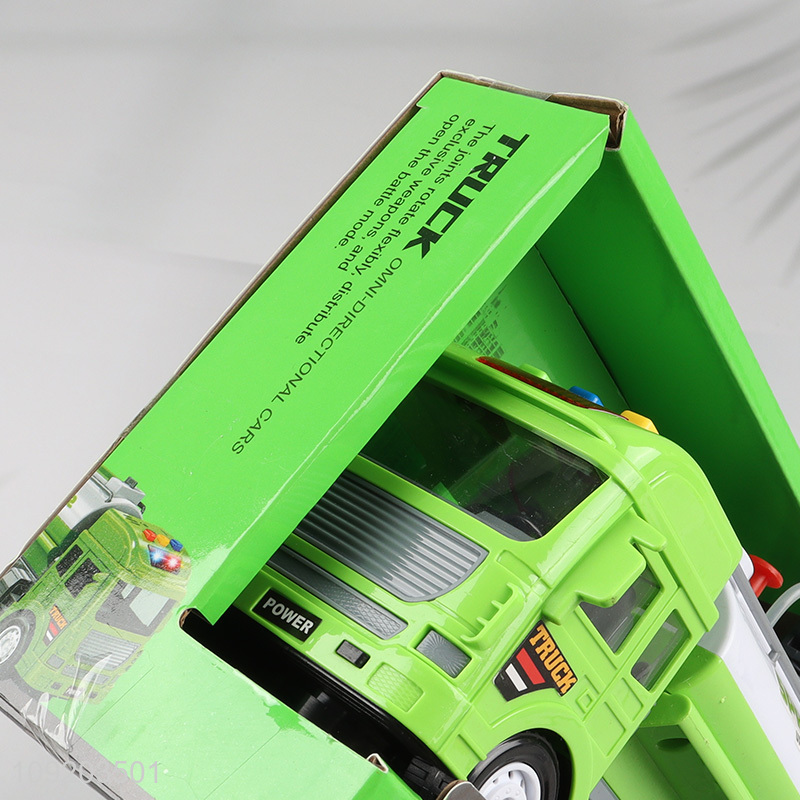 Good price children toys lights music sanitation truck toys for sale