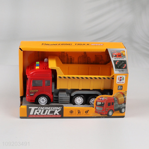 Popular products children truck toys lights music engineering truck toys