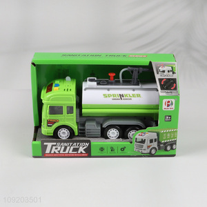 Good price children toys lights music sanitation truck toys for sale