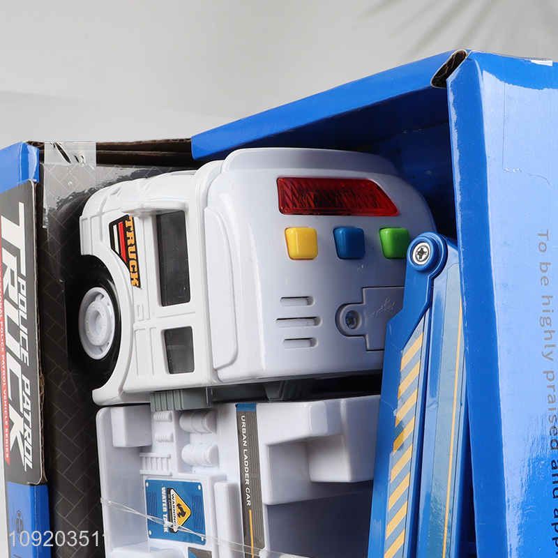 Hot products children police patrol truck with music&lights