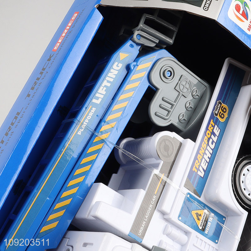 Hot products children police patrol truck with music&lights