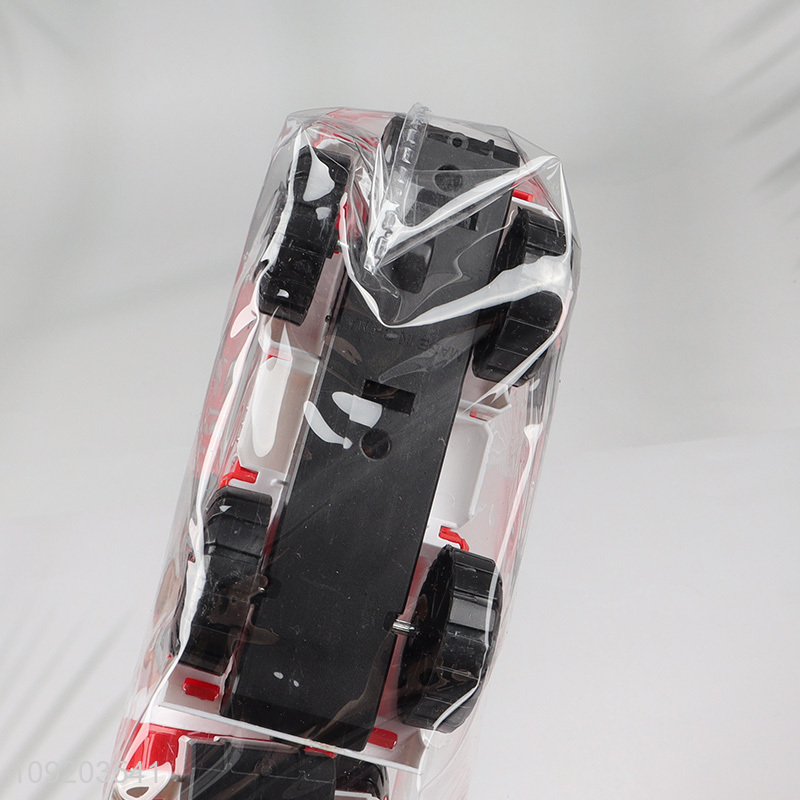 Most popular 4pcs inertia fire rescue truck toys for children