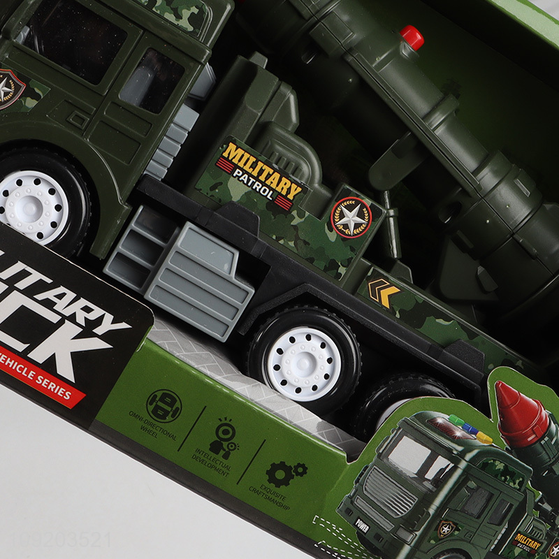 New products funny children music lights military truck toys for sale