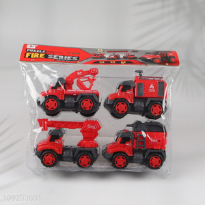 Yiwu market kids truck model toys fire engine truck toys for sale