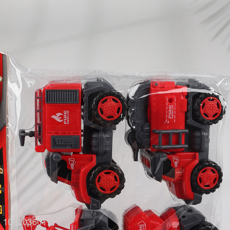 Yiwu market kids truck model toys fire engine truck toys for sale