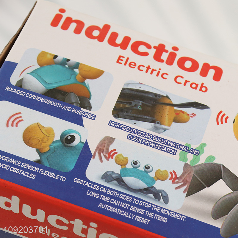 Wholesale Crawling Crab Baby Toy Electric Crab Toy for Kids Toddlers